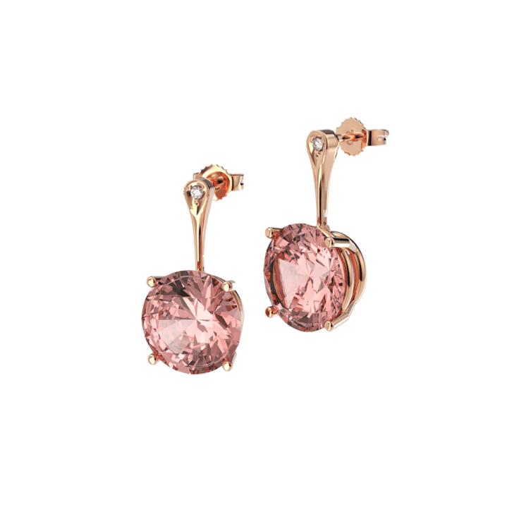 Morganite Holi earrings