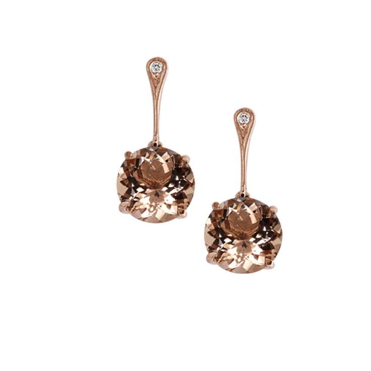 Morganite-earring