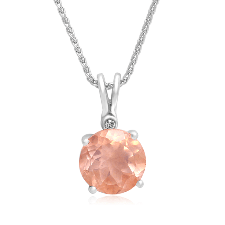 Morganite Holi Pendant